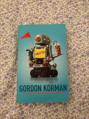 Scholastic Teal Cover "Ungifted" by Gordon Korman